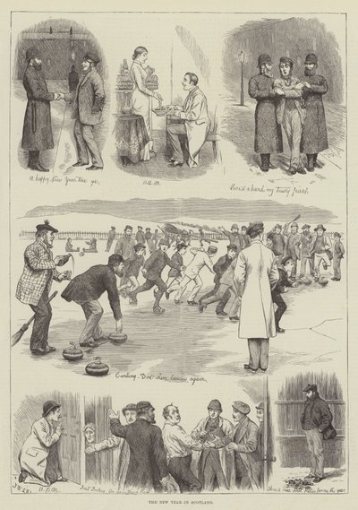 Het nieuwe jaar in Schotland door J.M.L. Ralston